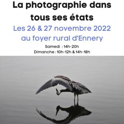 La photographie dans tous ses états. Ennery 26 et 27 nov 2022